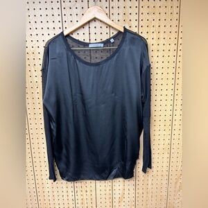 Vince Silk Long Sleeve Top
